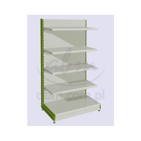 Noga przyścienna regału metalowego 250/50 cm (profil 80x40)